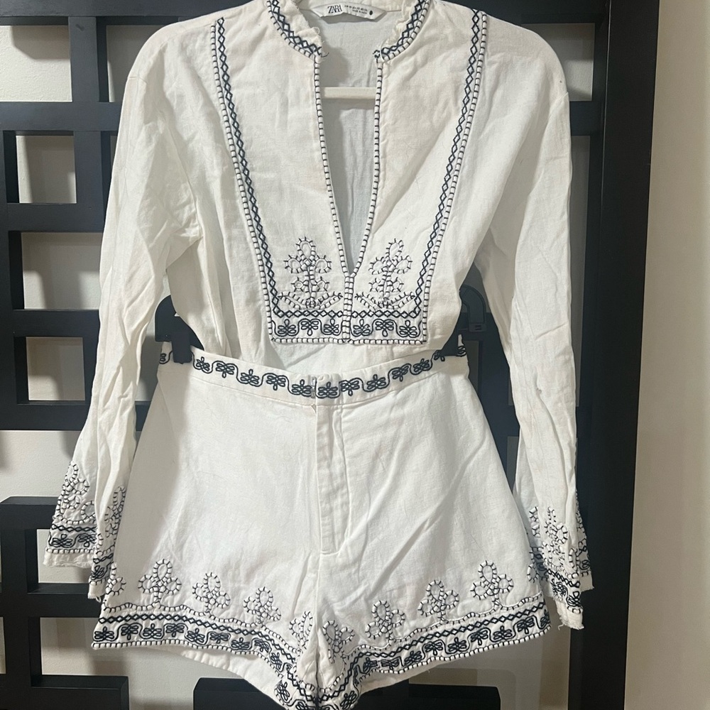 Zara Matching Shorts Set